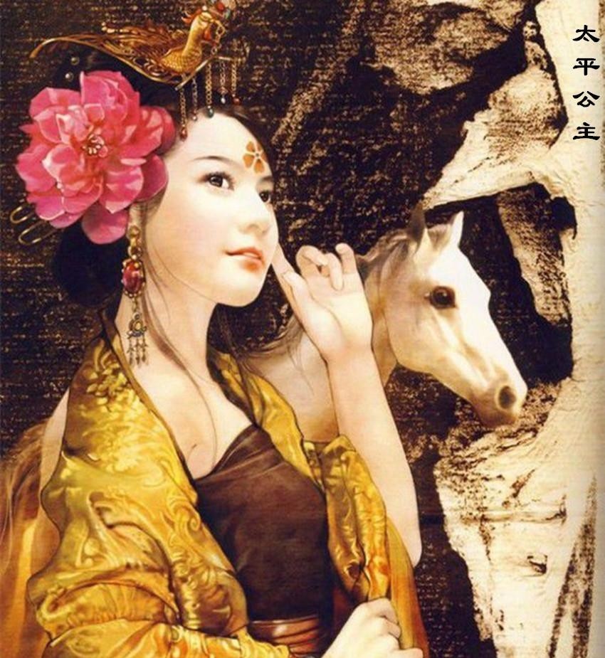 713年，太平公主被李隆基赐死，临刑前，她对李隆基道：“看在我帮你登上皇位的份上