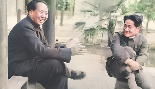 1950年10月18日，毛主席跟彭老总说：“你把岸英也带上去打仗，他在厂子里不干