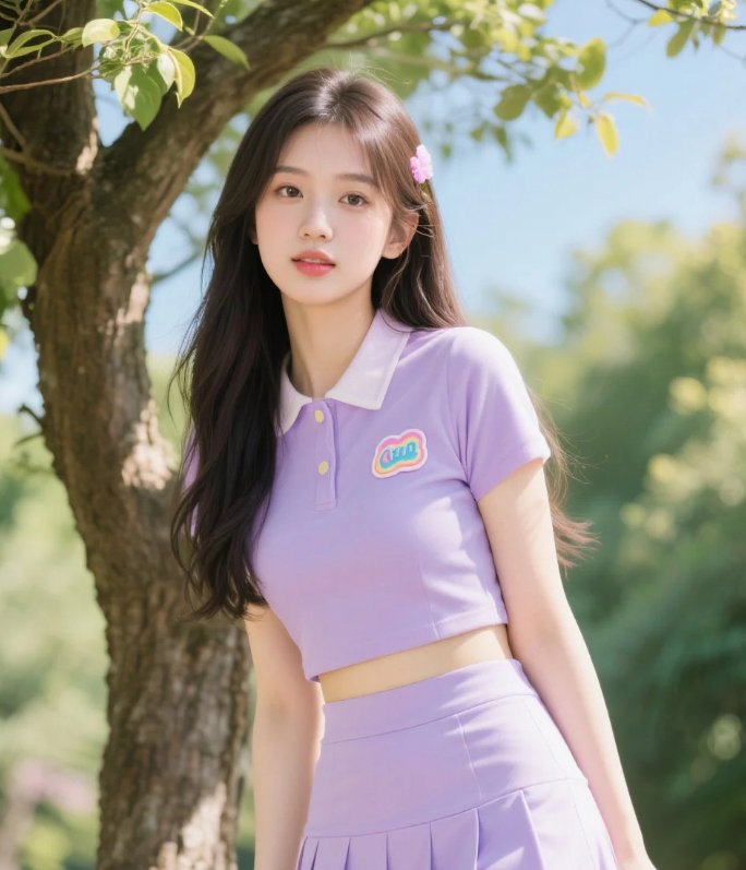 多看美女心情会好，烦恼都被没咯