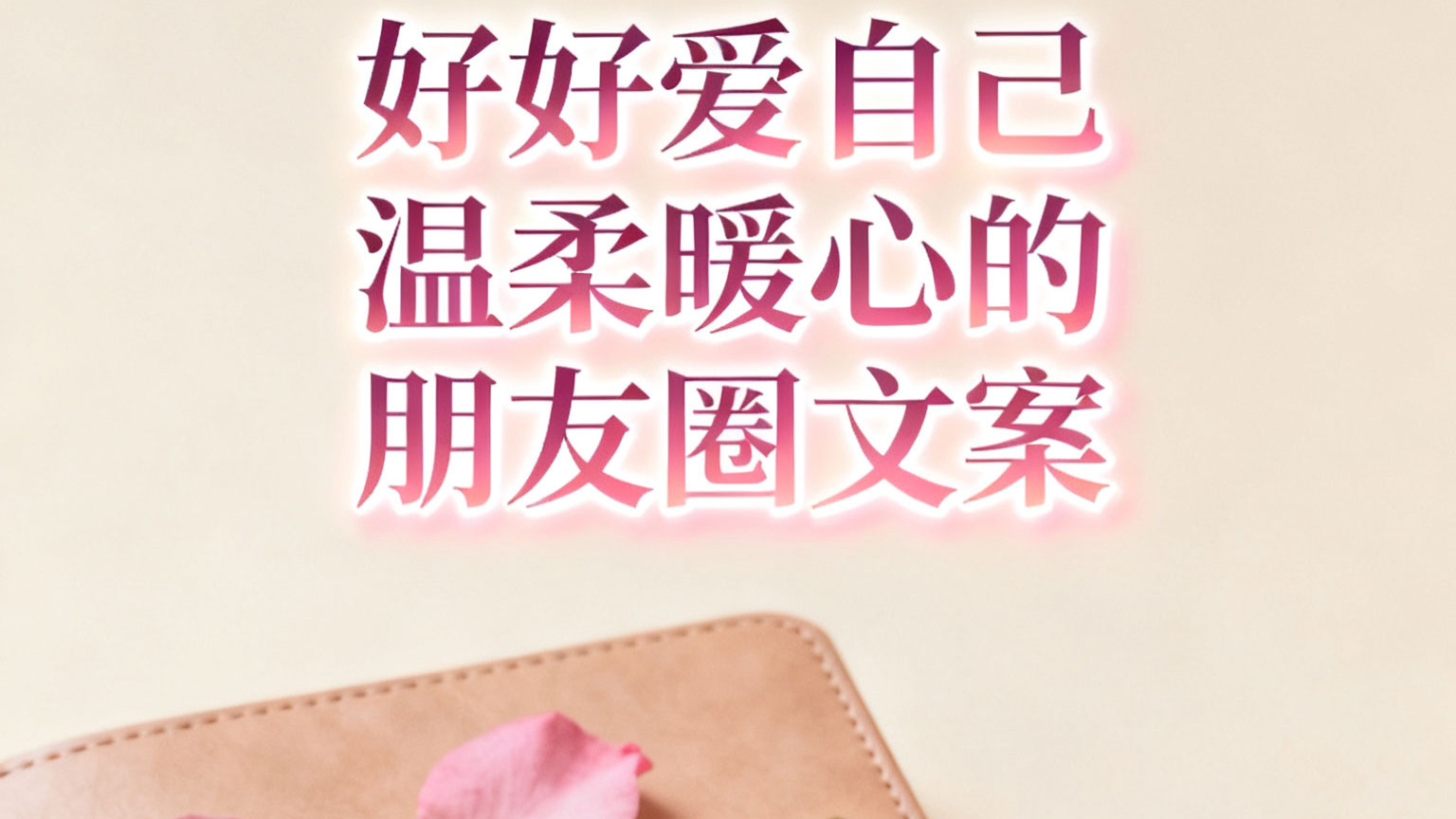 好好爱自己温柔暖心的朋友圈文案