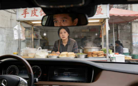89年，同桌每天分我2个窝头，26年后我资产240亿，她却在街边卖油条，我把迈巴赫停在她摊前