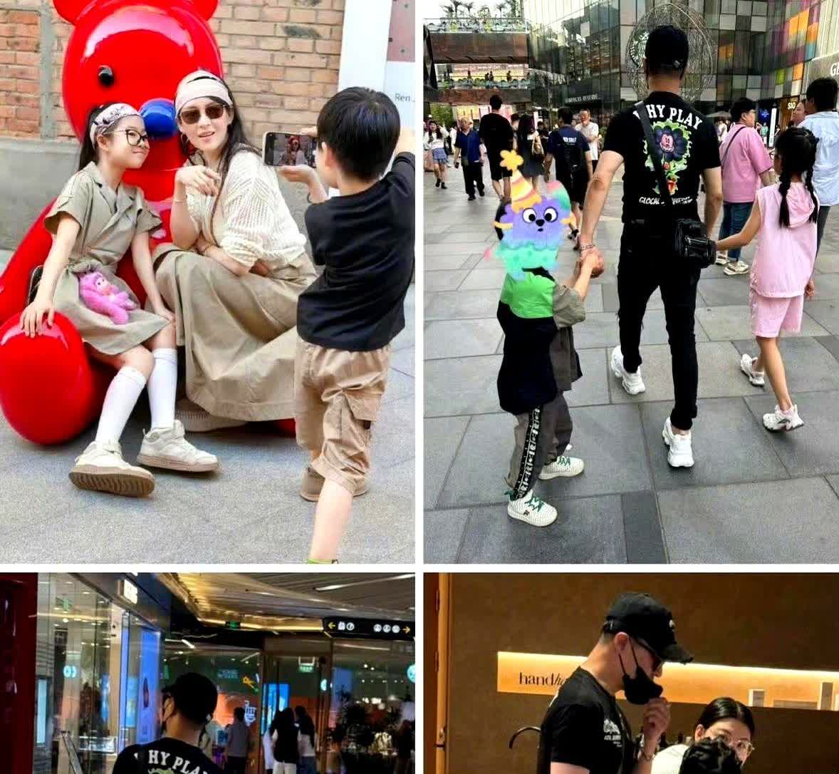 果然如大家所预料的那样，森林北摊牌了，不装了。

汪峰独自带着俩娃出街，未见