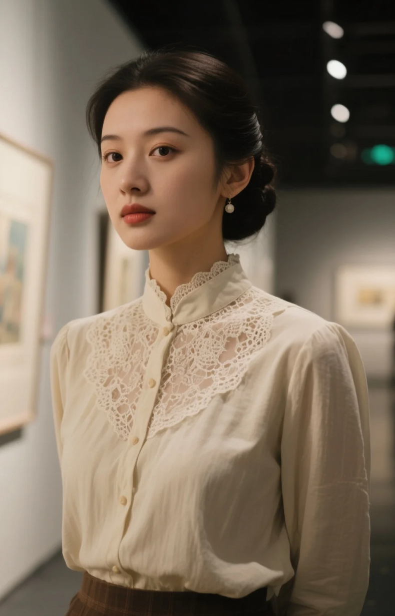 发髻一挽，瞬间从女孩变成有故事的女人