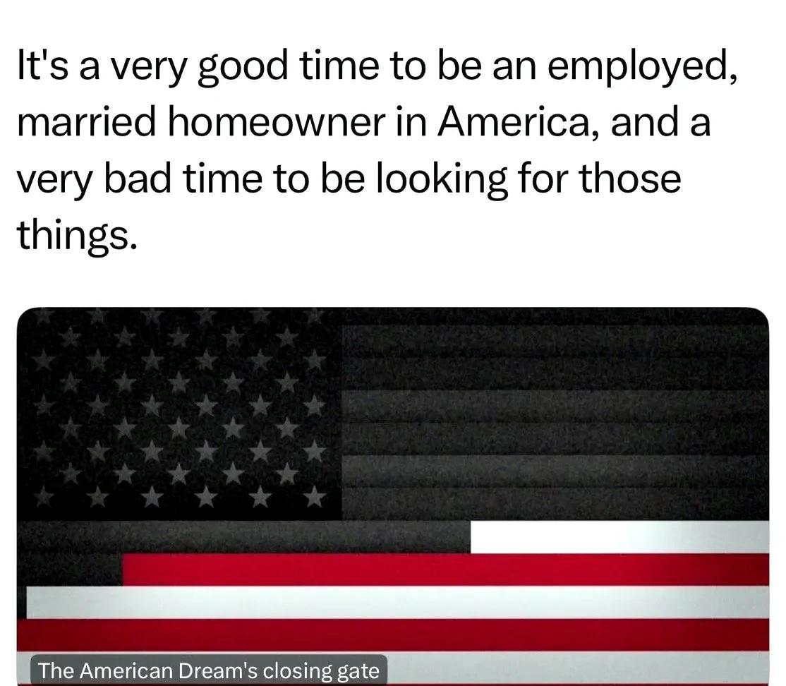 以前的美国人不知道存钱。干几个月，兜里有钱了，辞去工作玩去了，现在不敢了。
美国