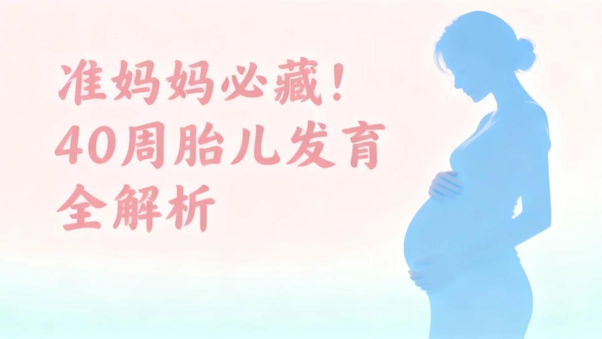 全文高能！你肚子里的宝宝，每周都在忙什么？（最全40周发育震撼全纪录）