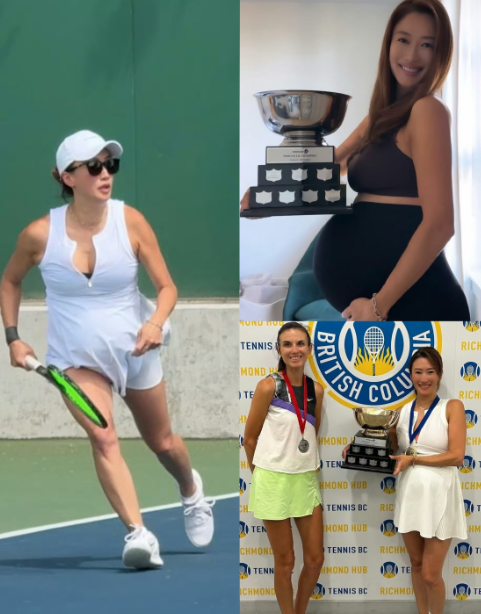 有钱人和普通人的观念，真的不一样！

谢霆锋妹妹挺着个大肚子，还去参加网球比赛，