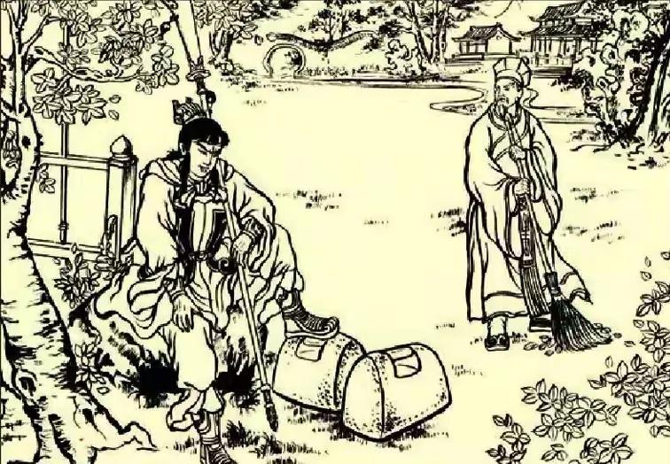 名将杨会之子杨衮聪明好学，小小年纪把杨会教的刀法练得炉火纯青。这一天，杨衮练完刀