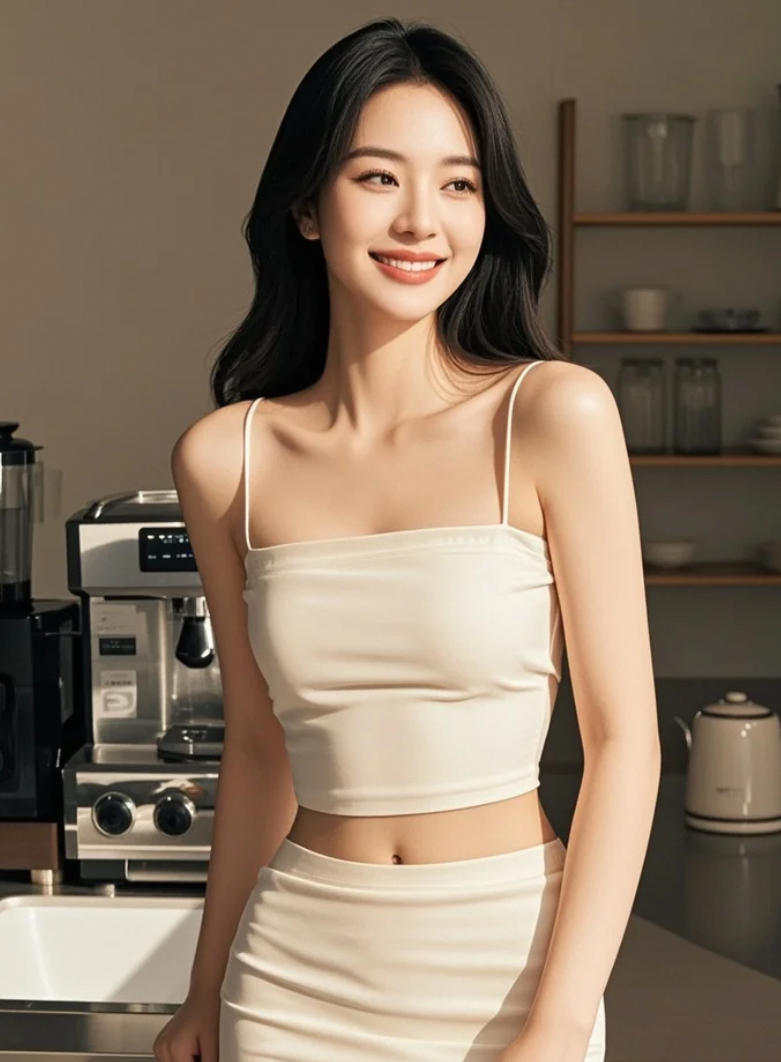 她看似柔弱，实则内心强大无比。