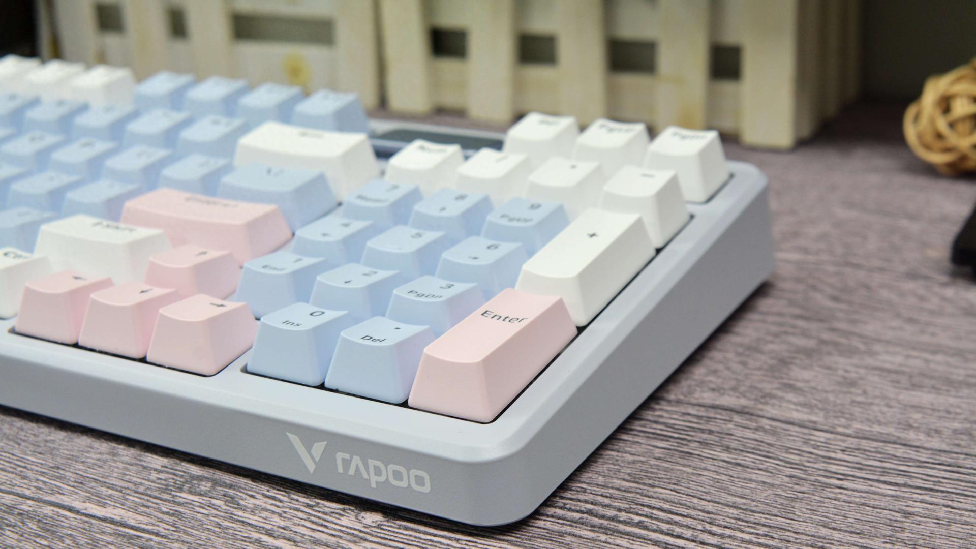 雷柏V700 DIY-98机械键盘：98配列、gasket结构、三模连接