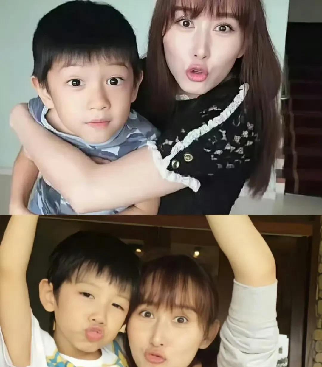 胡静儿子颜值好高，小名叫“牛魔王，大名叫朱晓阳，首富家的独生子！
长的感觉更像胡