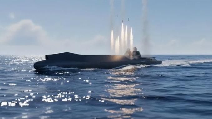 中国建造中的武库舰露出真容！可携大量鹰击-17/19/20导弹 伴随航母闯大洋