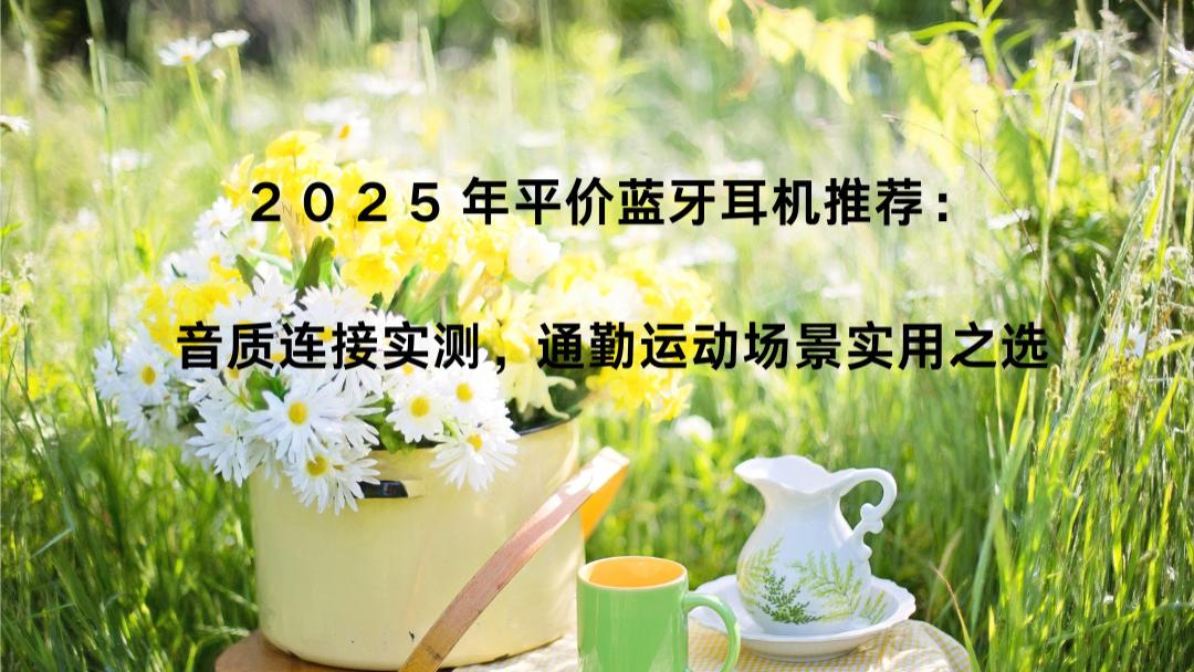 2025年平价蓝牙耳机推荐：音质连接实测，通勤运动场景实用之选