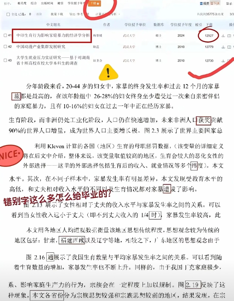 杨景媛，本科毕业于西北师范行知学院，三本怎么考上武汉大学读研的？
原本以为开窍晚