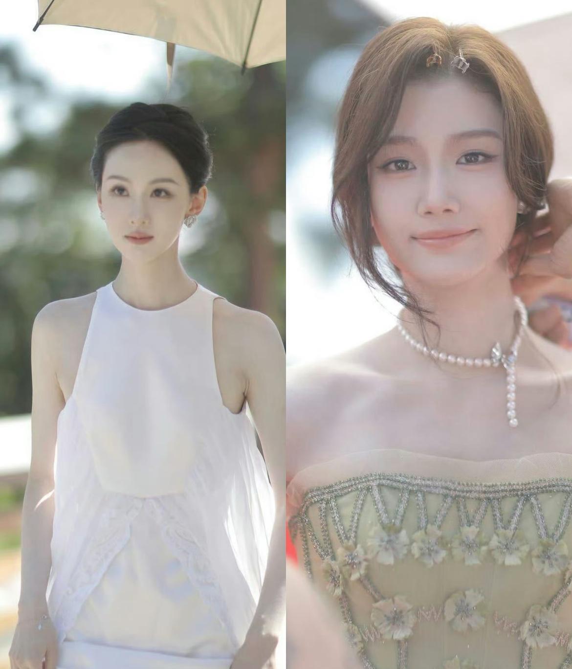 栩栩如生白瓷骨   ，淡淡香韵百合仙。陈都灵你偷偷点题…[送心]
也好喜欢卢昱晓