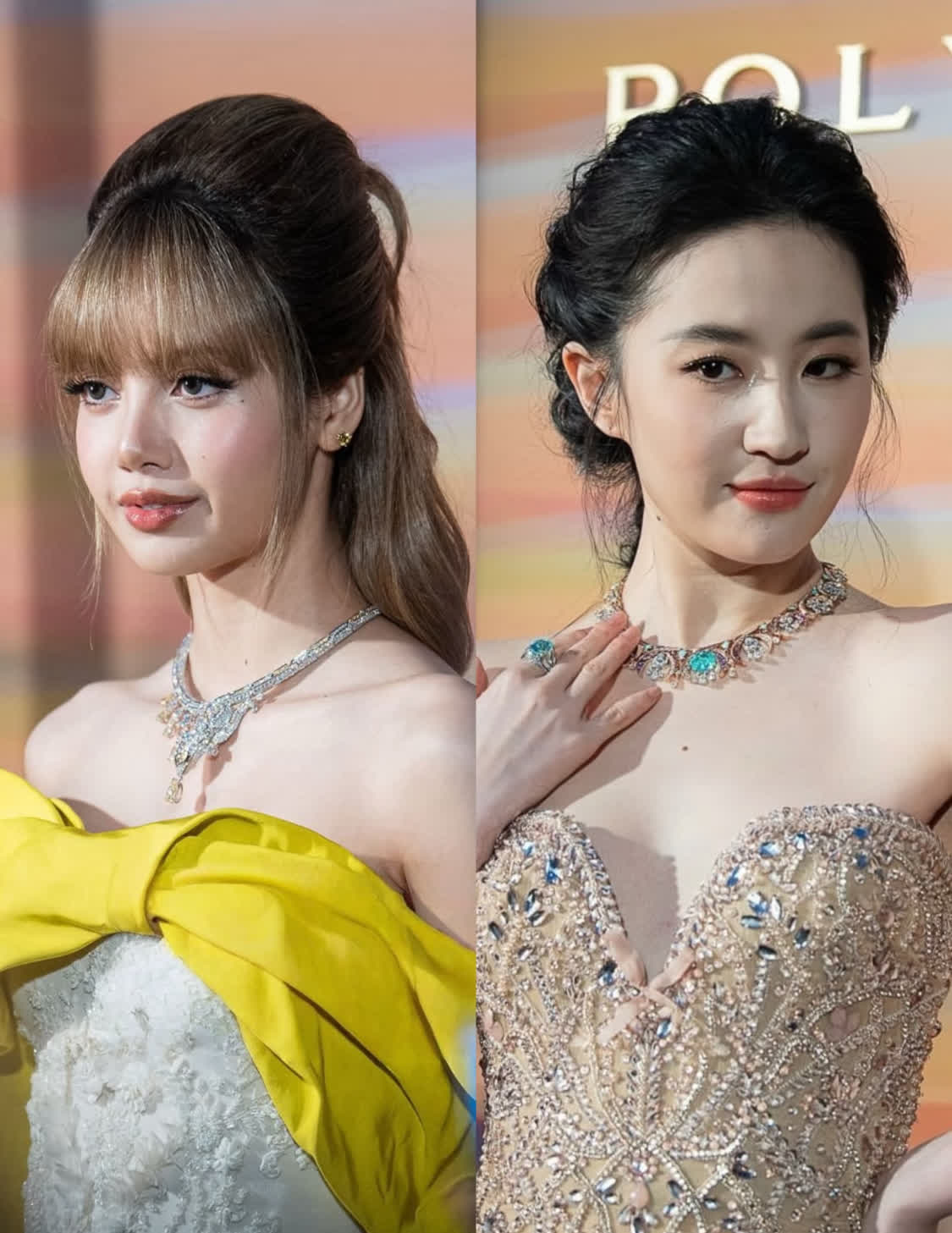 刘亦菲、Lisa宝格丽活动出图，生图绝美