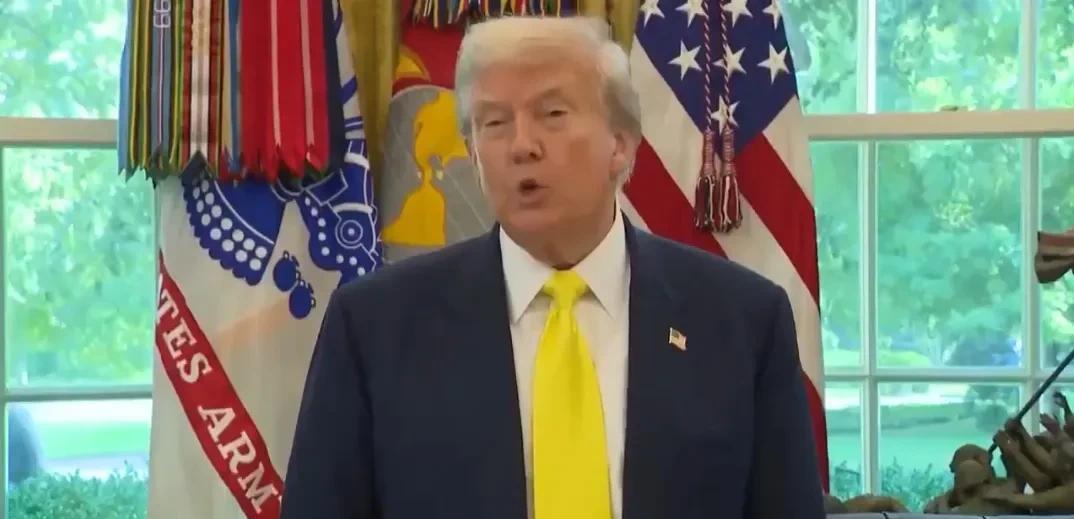 美国总统唐纳德·J·特朗普刚刚在椭圆形办公室告诉记者，俄罗斯总统弗拉基米尔·普京