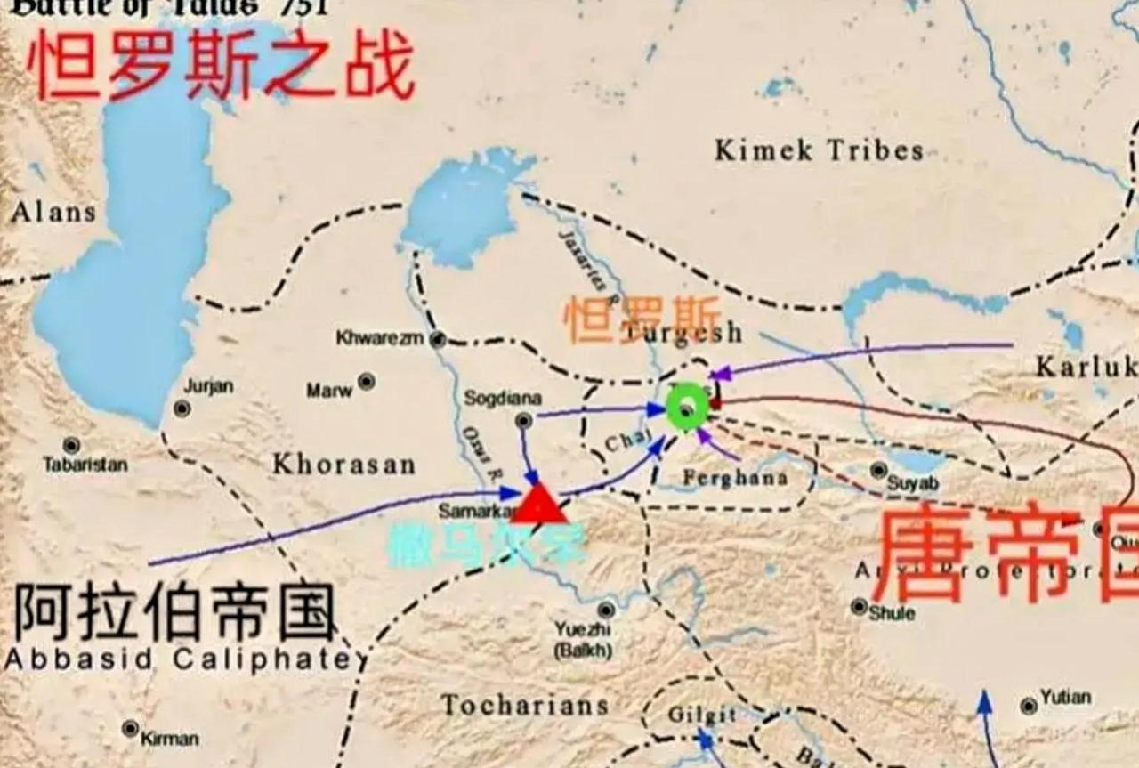 唐与阿拉伯的怛罗斯之战，单从战场胜负看是唐军败了，但从西域格局看却是大成功。
怛