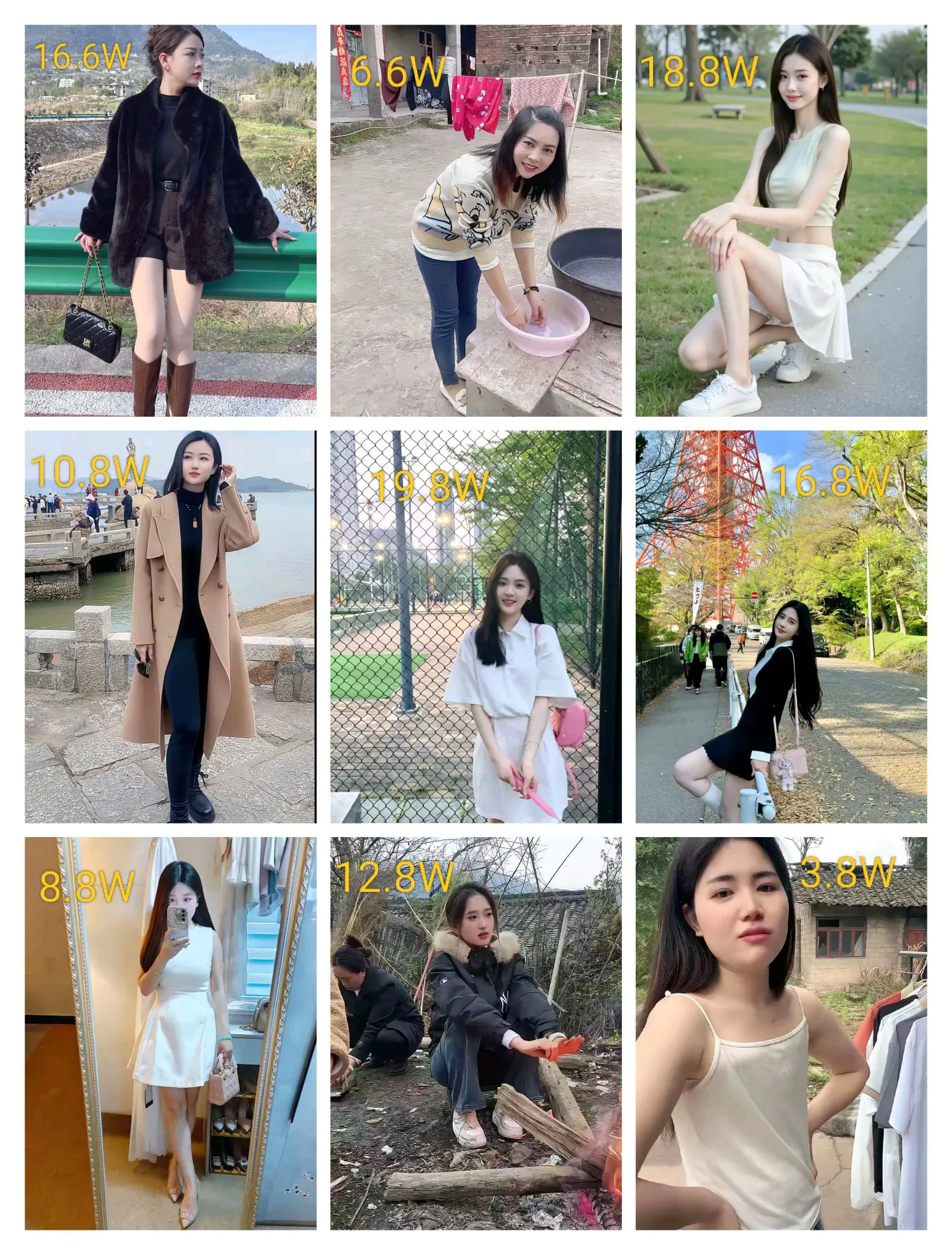 彩礼如下你会娶哪位，不许撒谎？
