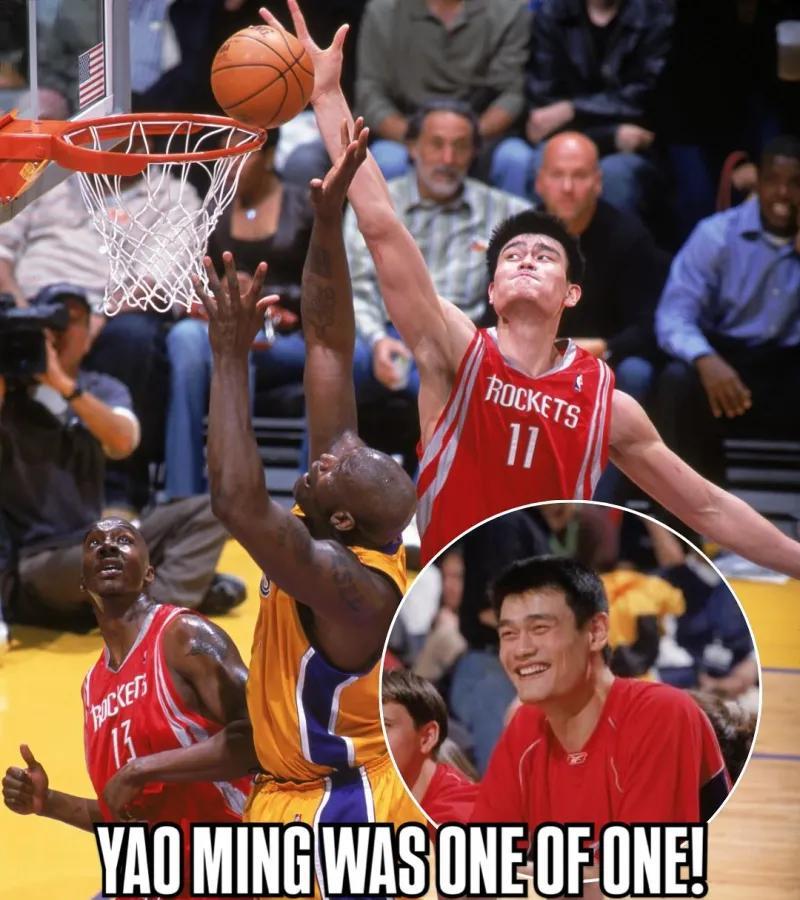 一个超越时代的大个子，让我们一起祝贺8次入选全明星和名人堂成员姚明45岁生日快乐