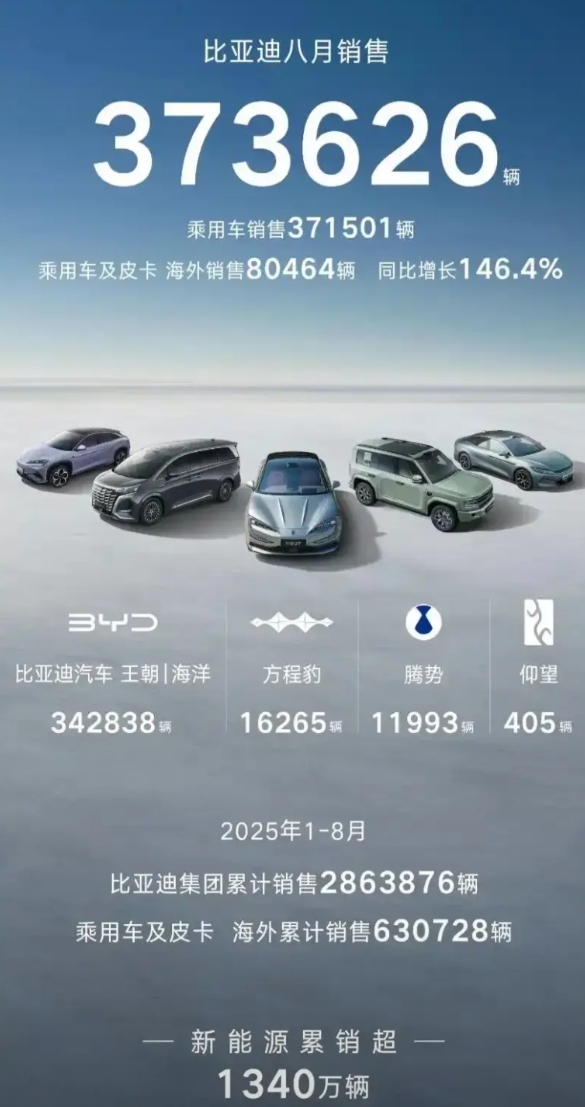 比亚迪销量公布问题已经出现。

国内销量大降被吉利抢夺市场，中高端车型更是卖不了
