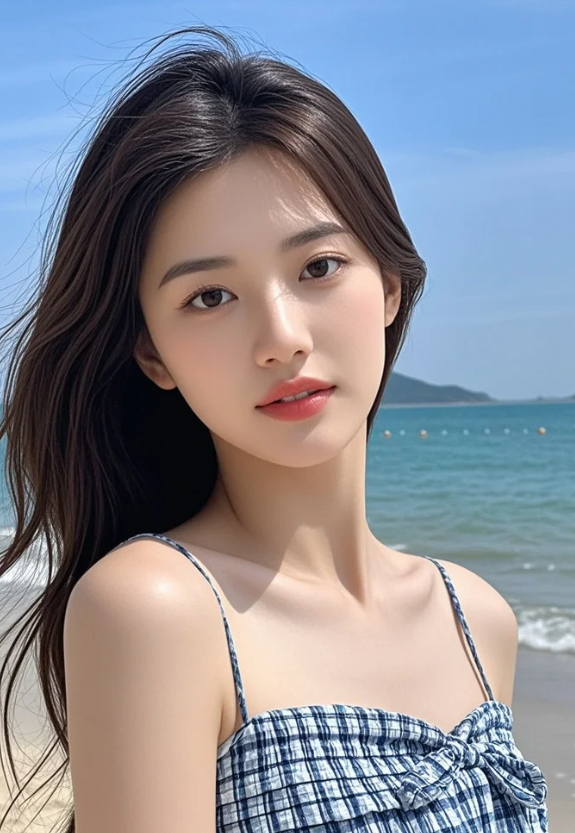 小姐姐的气质，不靠滤镜，全靠天生氛围感！