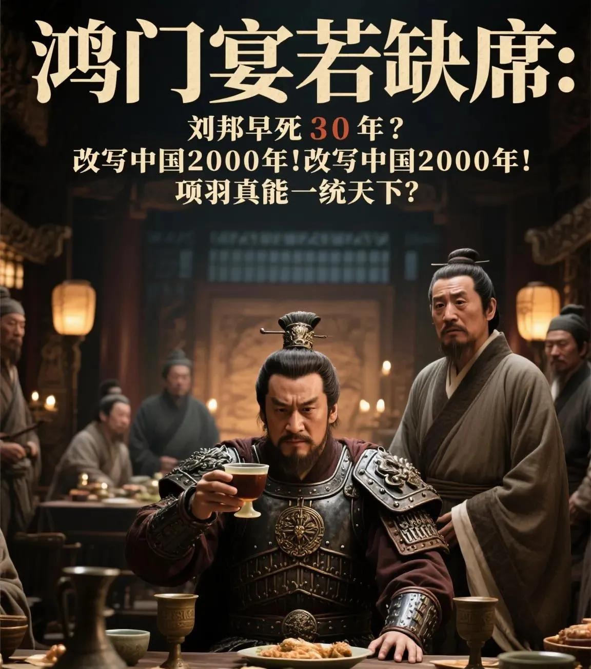 鸿门宴若缺席：刘邦早死30年？改写中国2000年！项羽真能一统天下？
“亚父范增