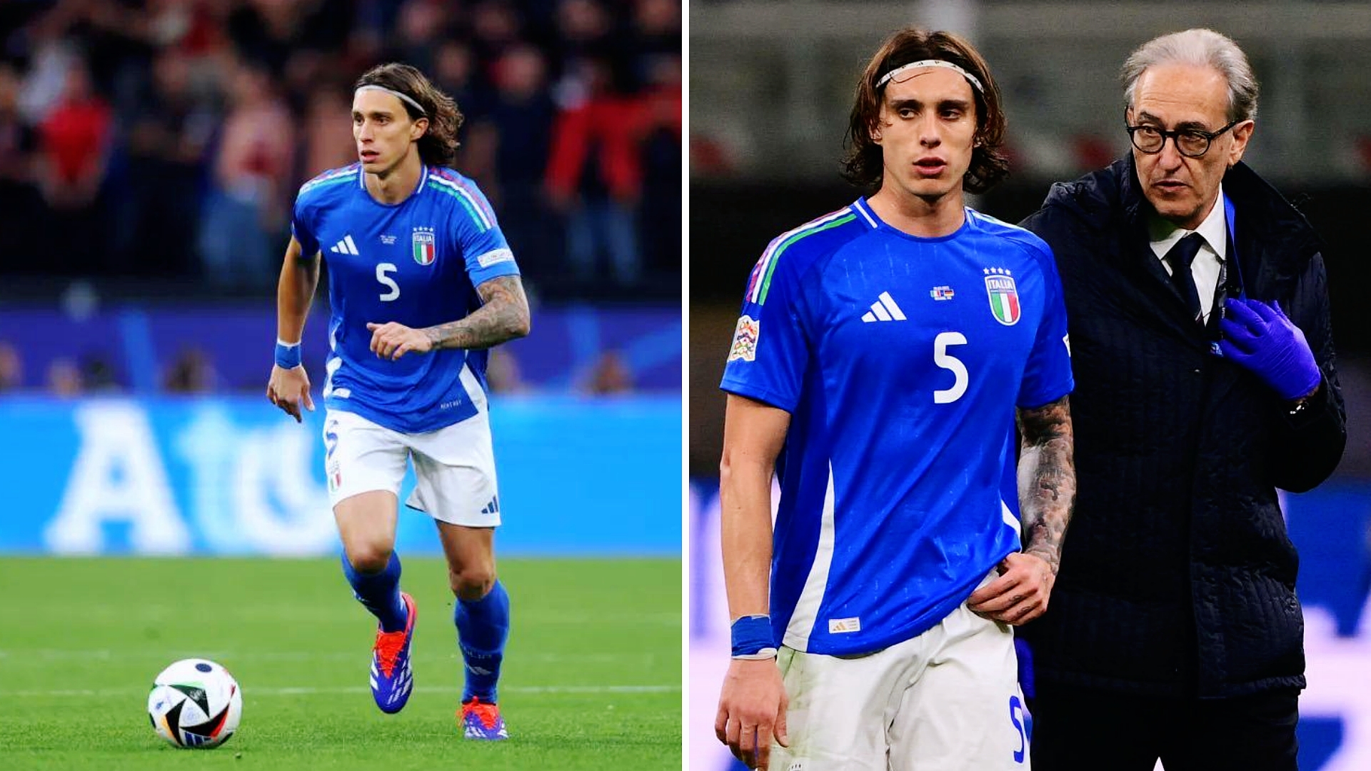 卡拉菲奥里左膝盖不自然扭伤，他此前该部位曾遭遇重伤，这引起了人们的担忧。
卡拉菲