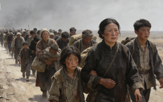 逃荒路上，我的双腿落下了残疾，夜就听见爹娘在小声嘀咕，随后带走了哥哥，丢下了我