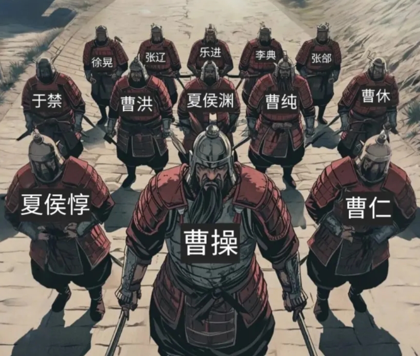 到现在才明白，曹仁一生战功赫赫，为什么当不上五子良将？

这么说吧，其他人叫曹操
