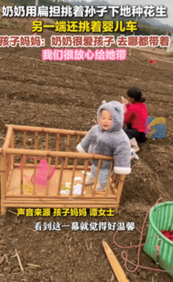 “这样的婆婆全国罕有！”儿子儿媳都在上班，婆婆既想下地干活，又不放心1岁孙子留家