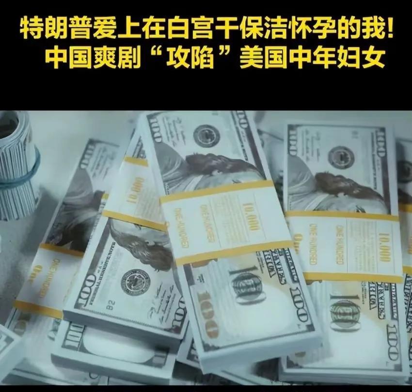 《特朗普爱上在白宫干保洁怀孕的我》，3个月吸金1.5亿，让老外们看得根本停不下来