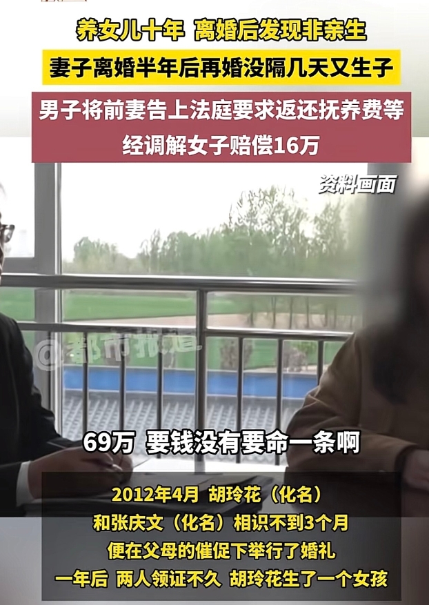 河北衡水，男子离婚不到半年，前妻就再婚又生了一个孩子，男子怀疑前妻婚内就给他戴了