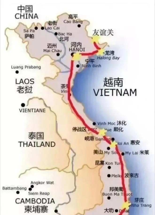 越南是铁了心想要中国高铁技术，正忙着做宣传，明确提出要和中国“车同轨”，但是技术