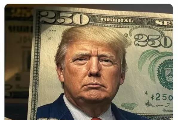 美国议员真“逗”！
要将“250”美钞献给特朗普！
美国共和党国会议员威尔逊表示