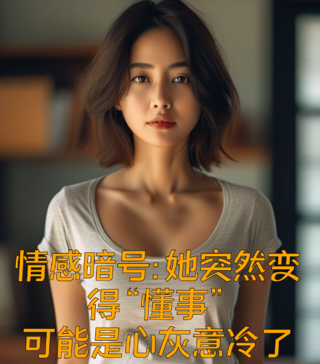 情感暗号：她突然变得“懂事”，可能是心灰意冷了