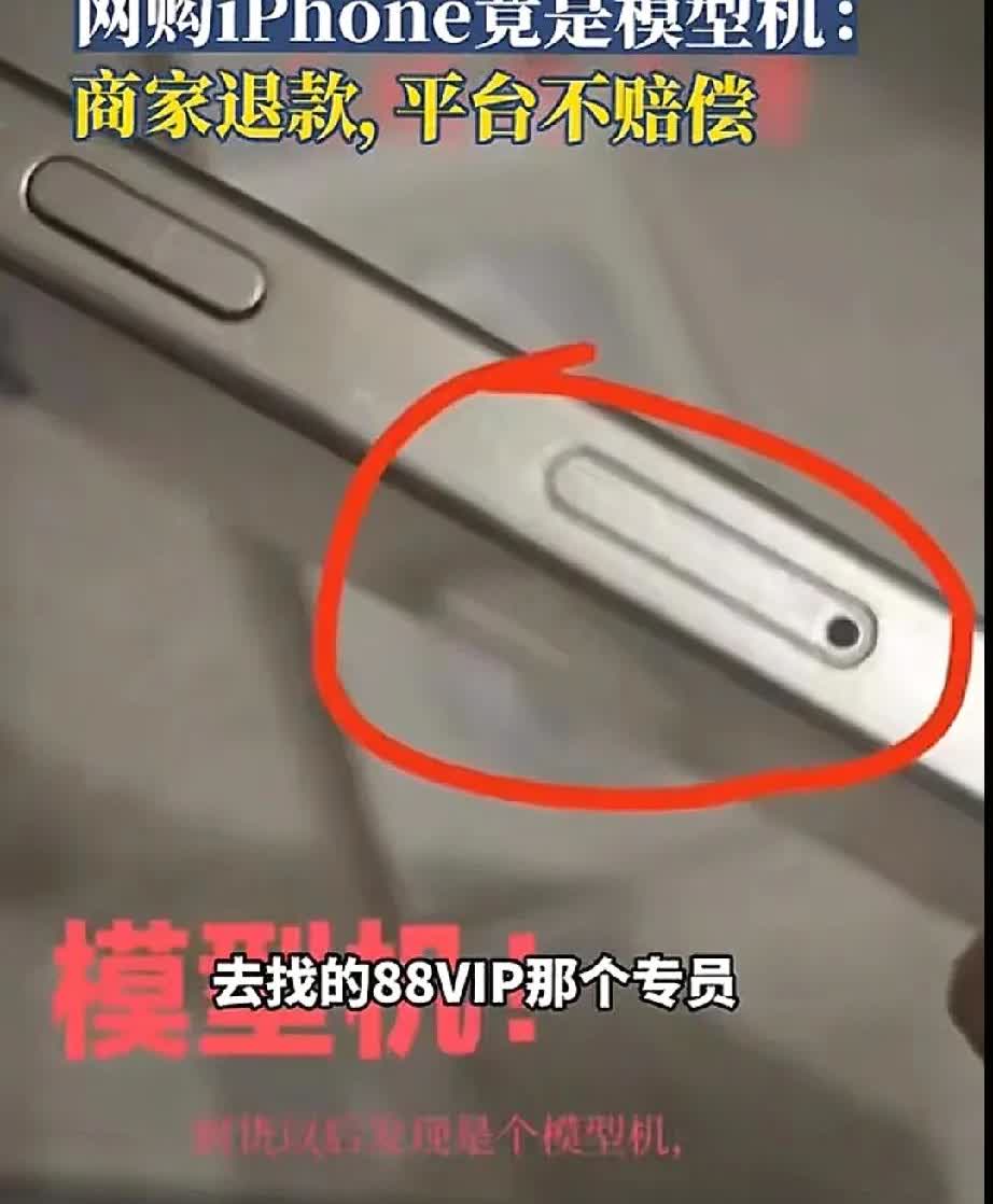 原来真有买手机碰上模型机的
我以为之前网上都是说着玩的，说买手机发过来的是模型
