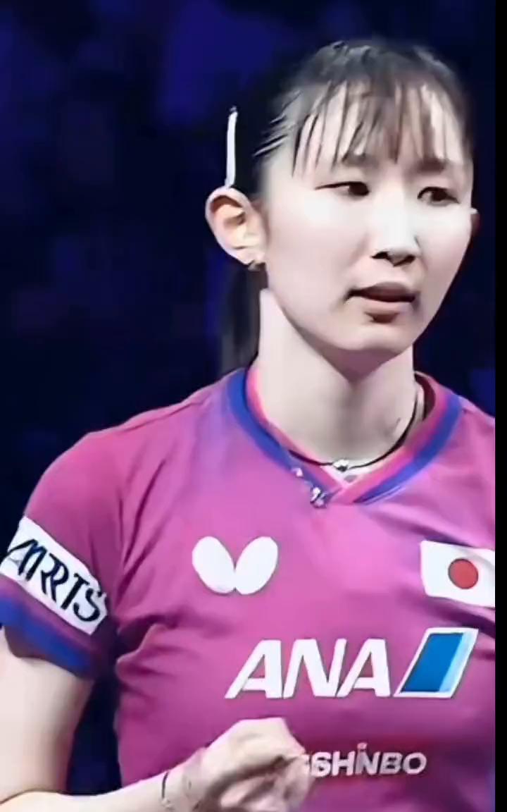 早田希娜3比2，张本美和。