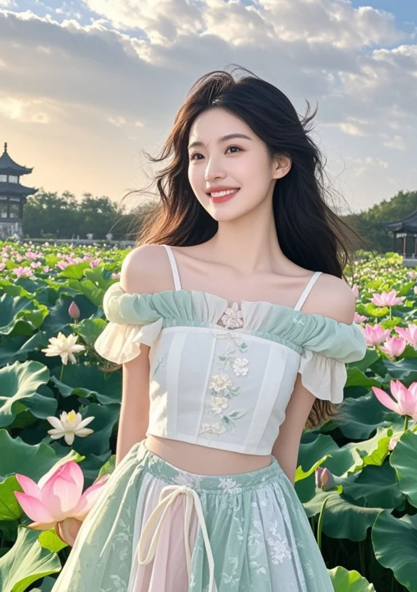 荷塘边的夏日奇遇，美得让人心动