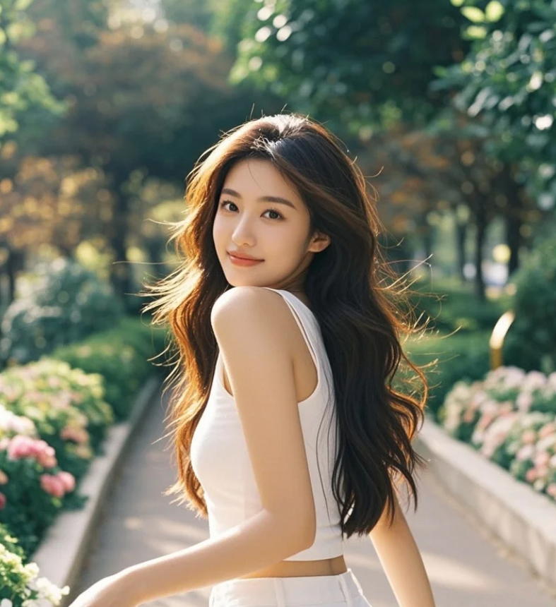 氛围感天花板！朦胧光影里的美女，像加了柔焦滤镜