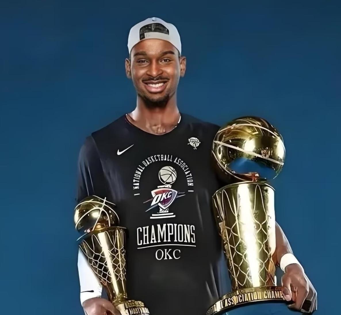 亚历山大非常成功的赛季！集各种荣誉于一身
随着雷霆夺冠，NBA24-25赛季结束