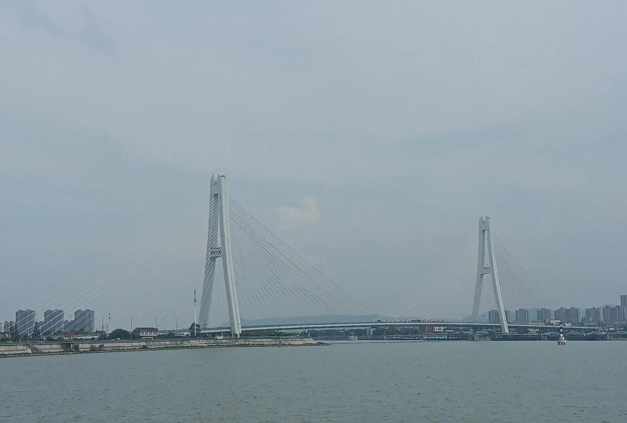 巢湖岸边是呀么是家乡
第二天，巢湖岸边走一走。
很热，湖边风很大。
沿湖滨大道一