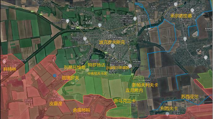 【#俄乌冲突#波克罗夫斯克 战况】
俄乌双方信源一致认为，俄军拿下 波克罗夫斯克