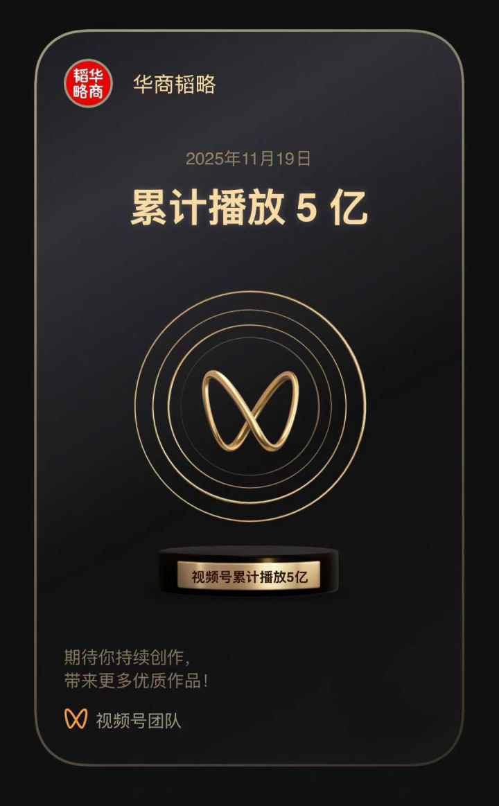 【视频号播放破5亿！华商韬略凭“非真人IP”杀入财经内容顶流】