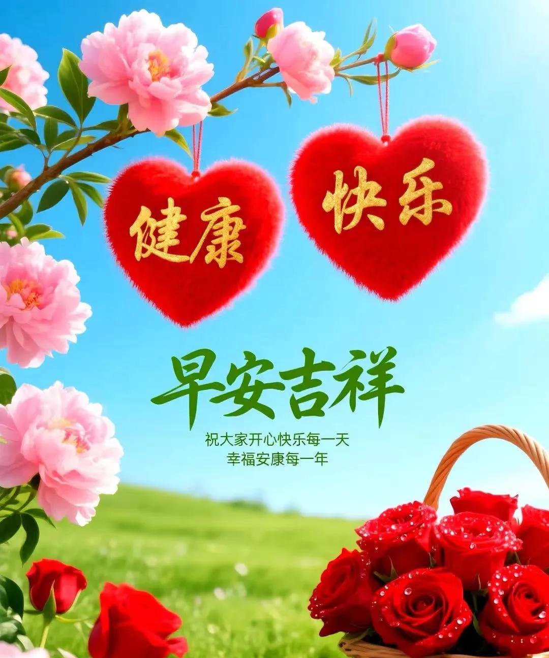 缘份紧相连  友谊永不变
但愿人长久  彼此常思念
          早安  