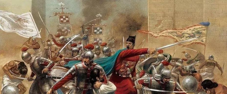 1645年，清军兵临南京，弘光帝出逃，
城内勋贵开城降清。唯孝陵卫举兵抵抗，
初
