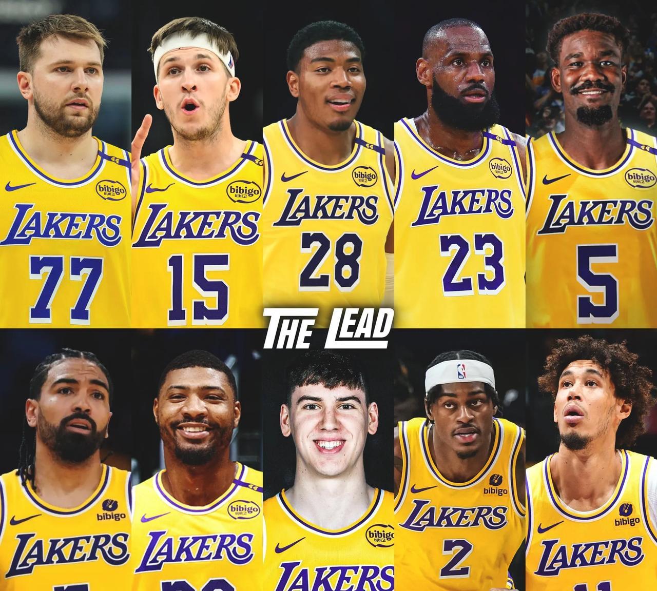 湖人这阵容在西部可以排第几
湖人队上赛季季后赛首轮被森林狼击败，这个夏天卢卡-东