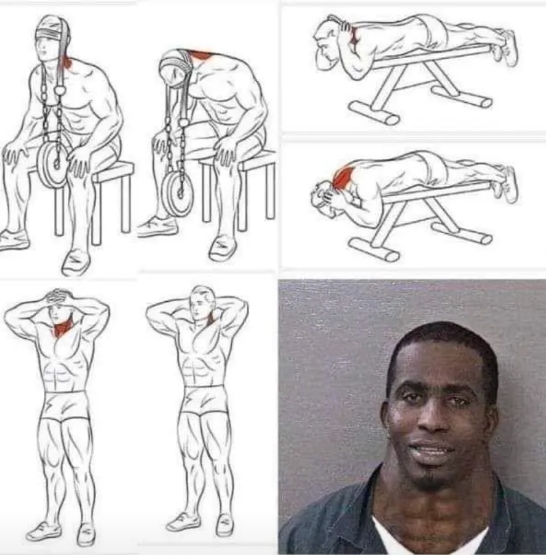 脖子练粗了！有啥用？