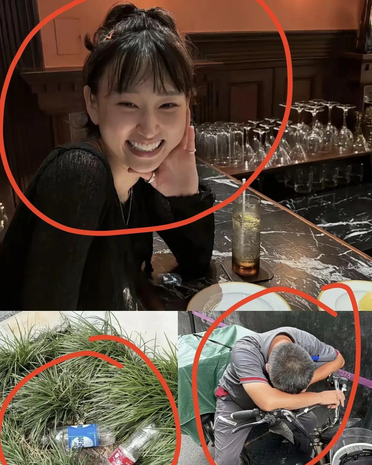 人就不能吃的太饱！
近日，韩国女艺人把在上海拍的旅游照发到韩网上，没想到几张照片
