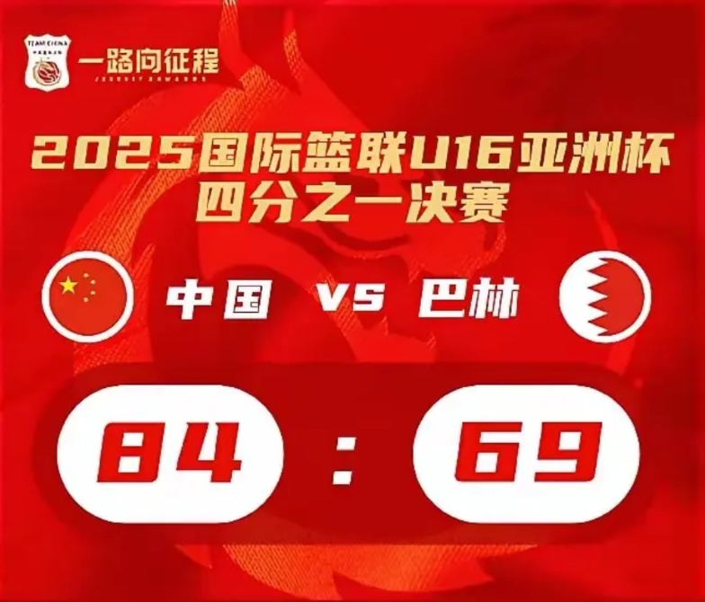 U16男篮有几个让人没想到：
①、没想到中国U16男篮球打这么好。
②、没想到