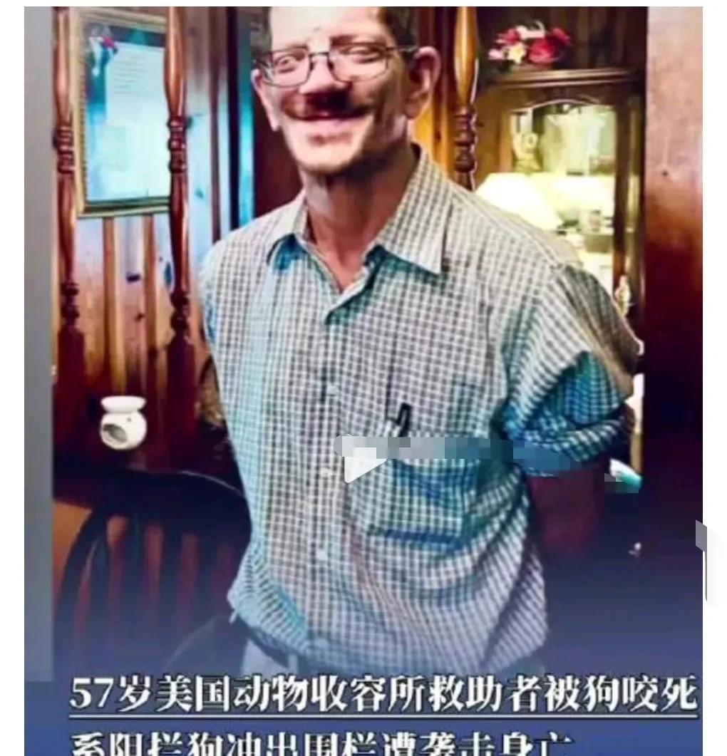 还是要远离那些危险的犬种。
近日，美国，两只受虐斗犬咬死57岁救助者。
这真的是